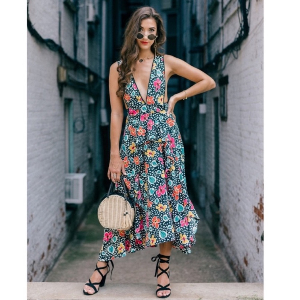 Topshop limited edition floral dress - Picture 6 of 8